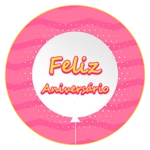 feliz aniversário android application logo